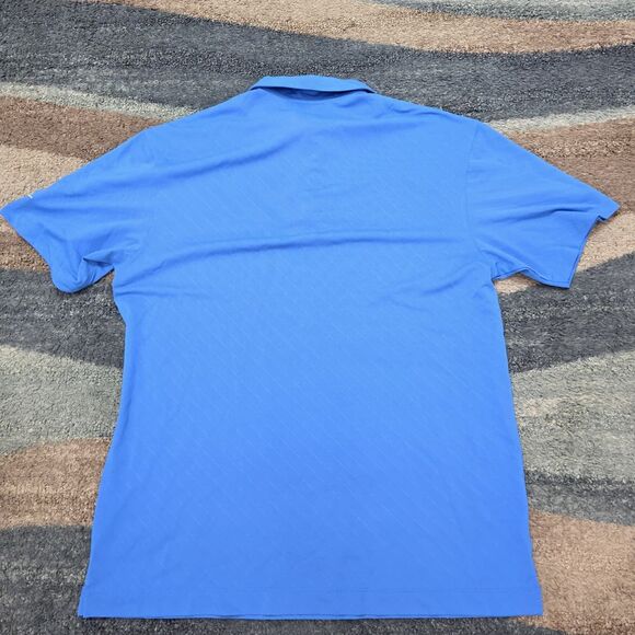 Nike Golf Dri-Fit Polo Shirt Men’s Size Large Blue Performance Golf Polo - Picture 3 of 6